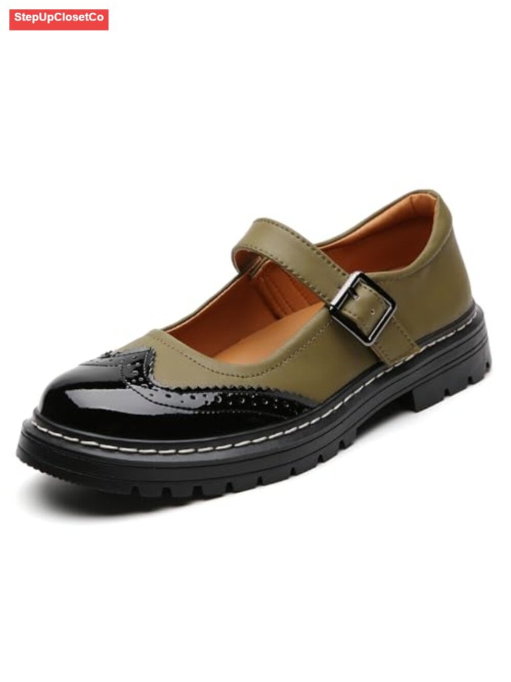 Women's Mary Jane Platform Shoes Non-Slip Adjustable Strap